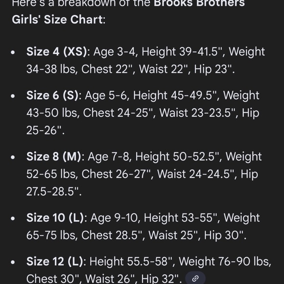 Girls Navy Blue Knit Dress - Brooks Brothers - Picture 3 of 3